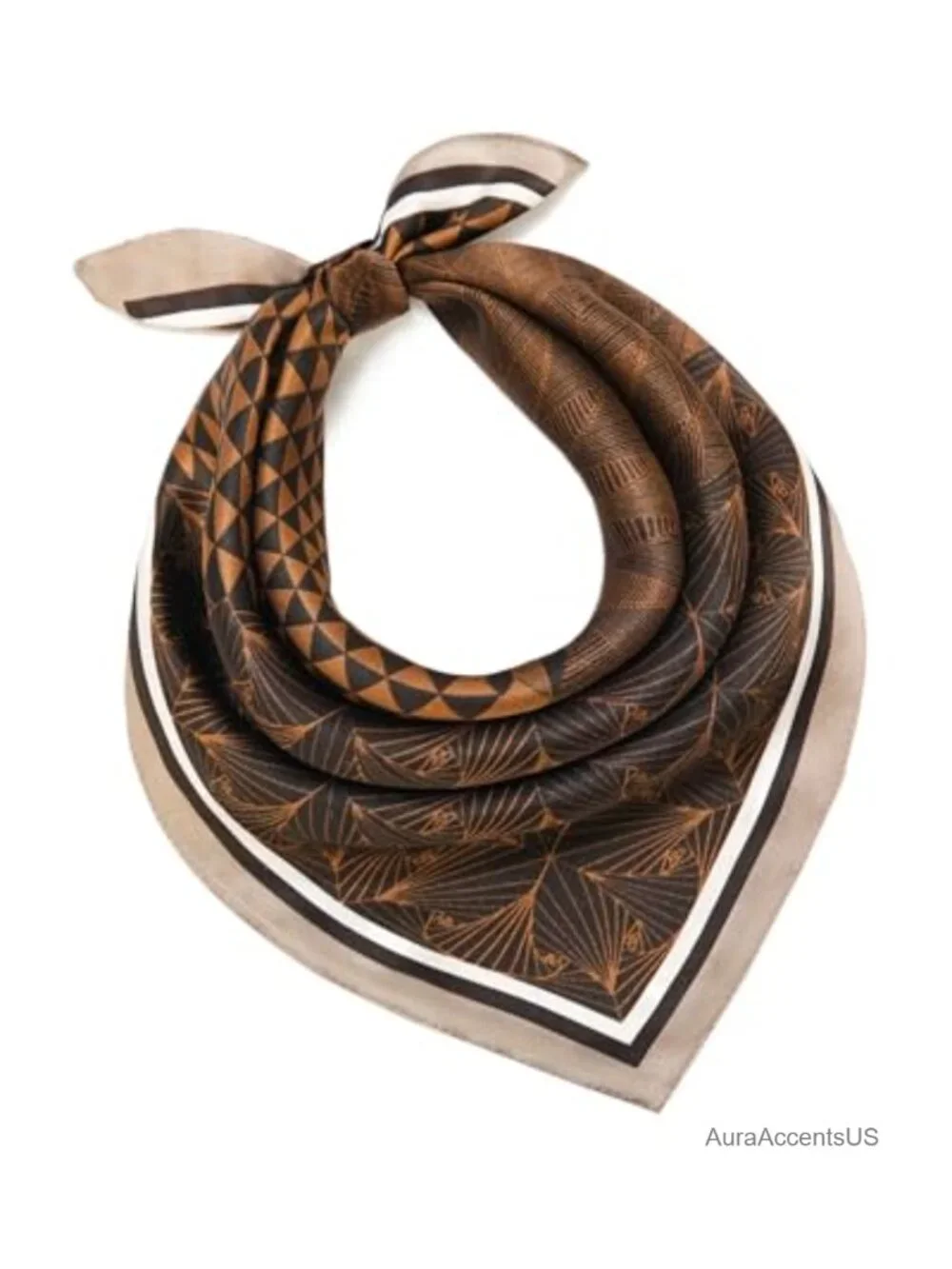 100% Mulberry Silk Lightweight Square Neck Scarf Neckerchief